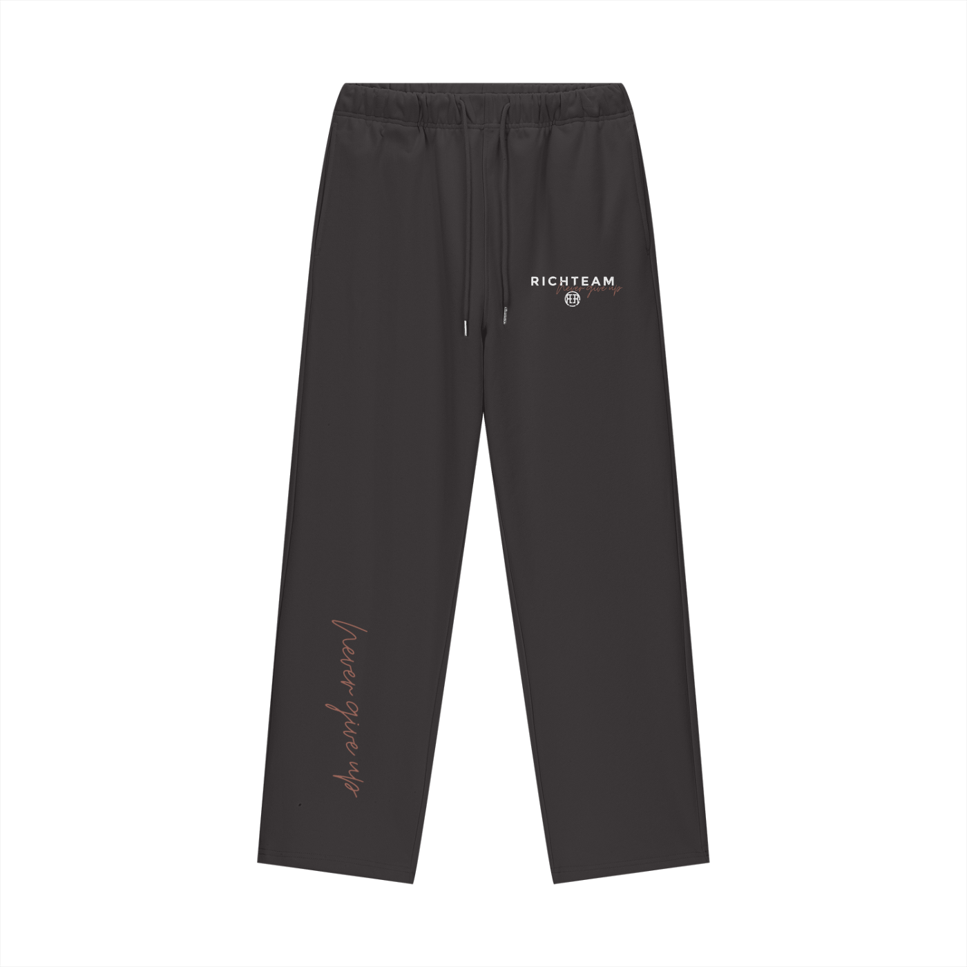 RICHTEAM Lambo Red NGU Bottoms - 777 Car Club - Fleece Lined Straight Leg Pants - 460 GSM