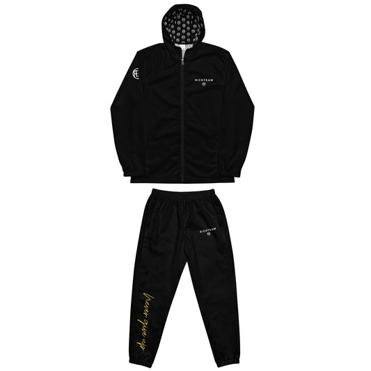 RICHTEAM Windbreaker Tracksuit - Black - NGU Red Ferrari Graphic