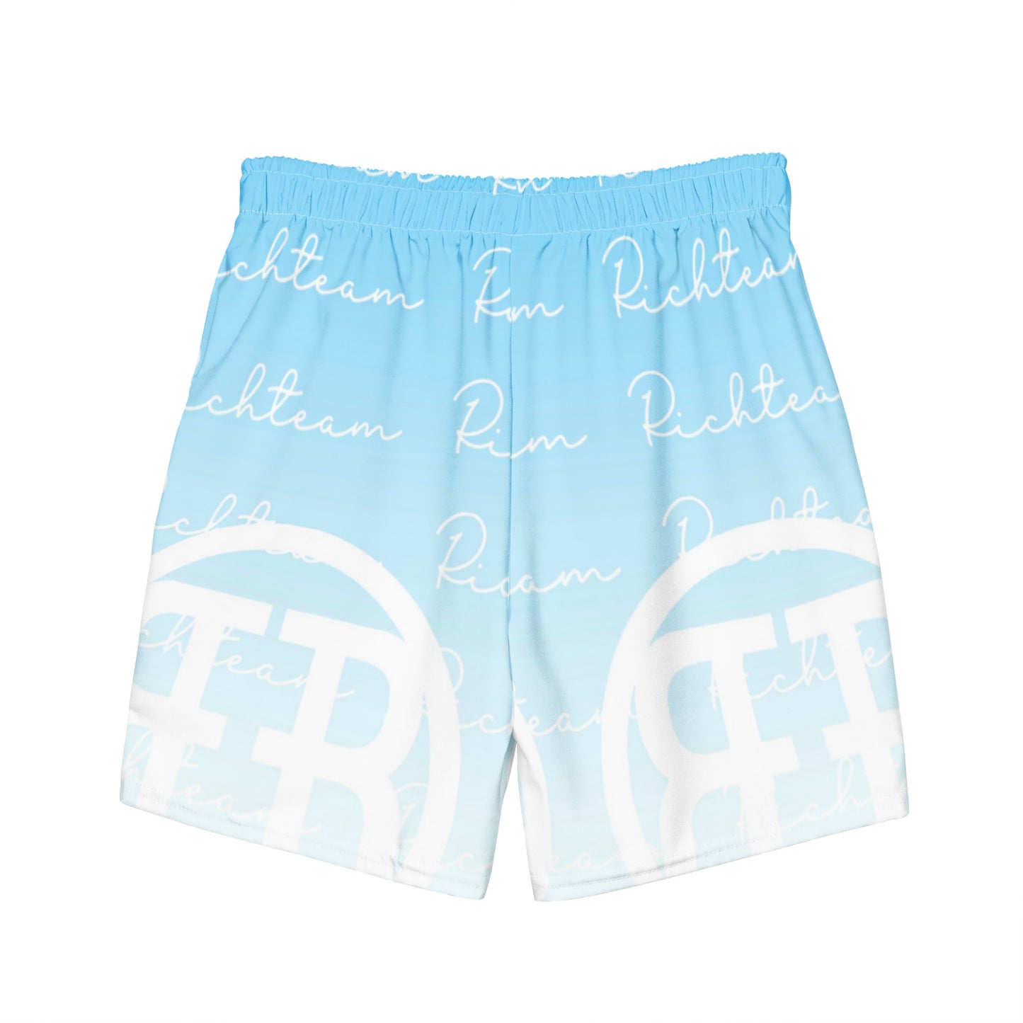 RICHTEAM Swimwear Shorts - Swim Trucks - Blue & White - Shorts