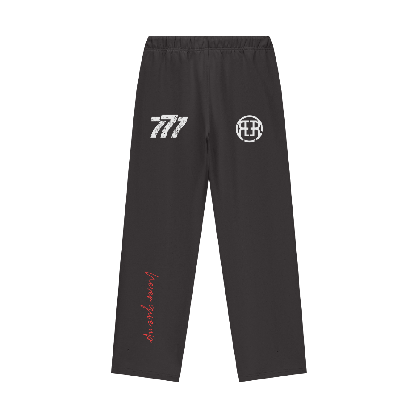 RICHTEAM Lambo Red NGU Bottoms - 777 Car Club - Fleece Lined Straight Leg Pants - 460 GSM