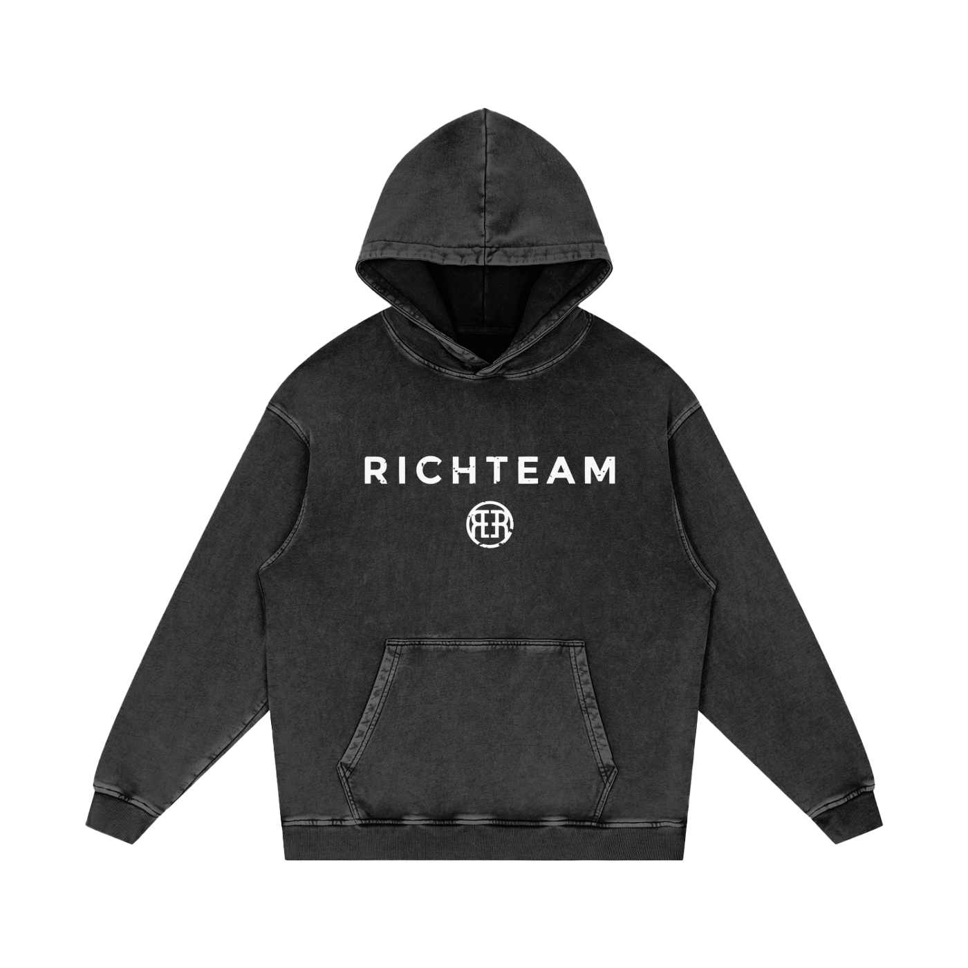 RICHTEAM Black Dream Chaser Acid Wash Oversize Short Set - 777 NGU - 420 GSM Quantity