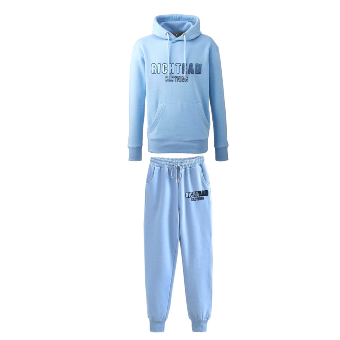 RICHTEAM Chenille Tracksuit - Sky Blue