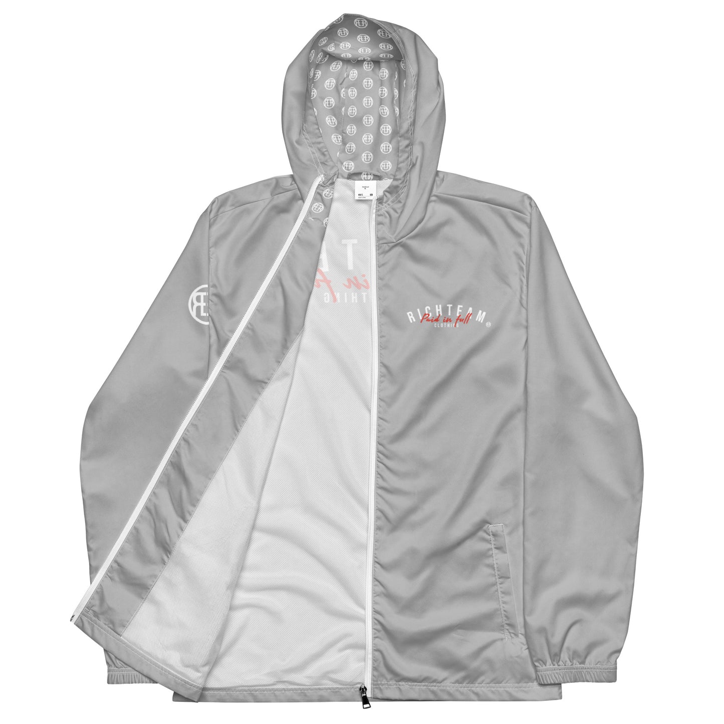 RICHTEAM Windbreaker Jacket - Grey [Paid In Full Edition]