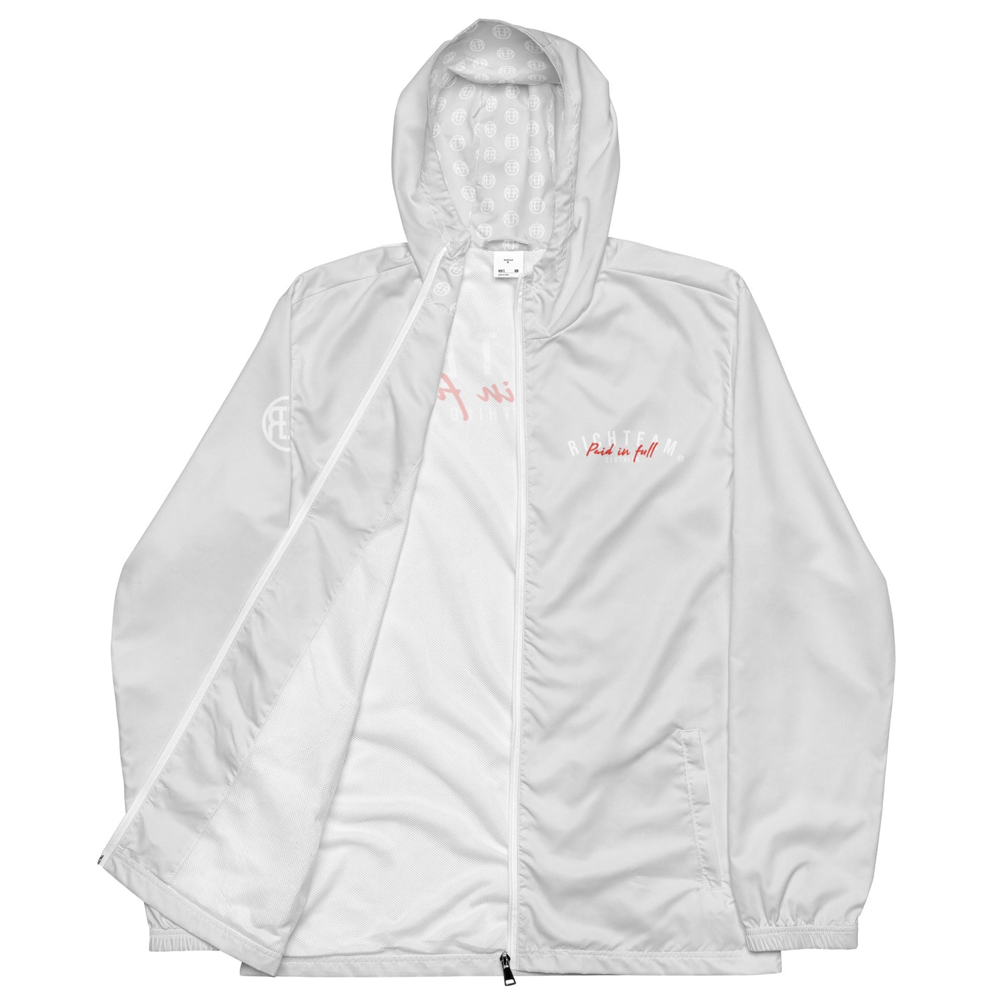 RICHTEAM Windbreaker Jacket - Off White [Paid In Full Edition]