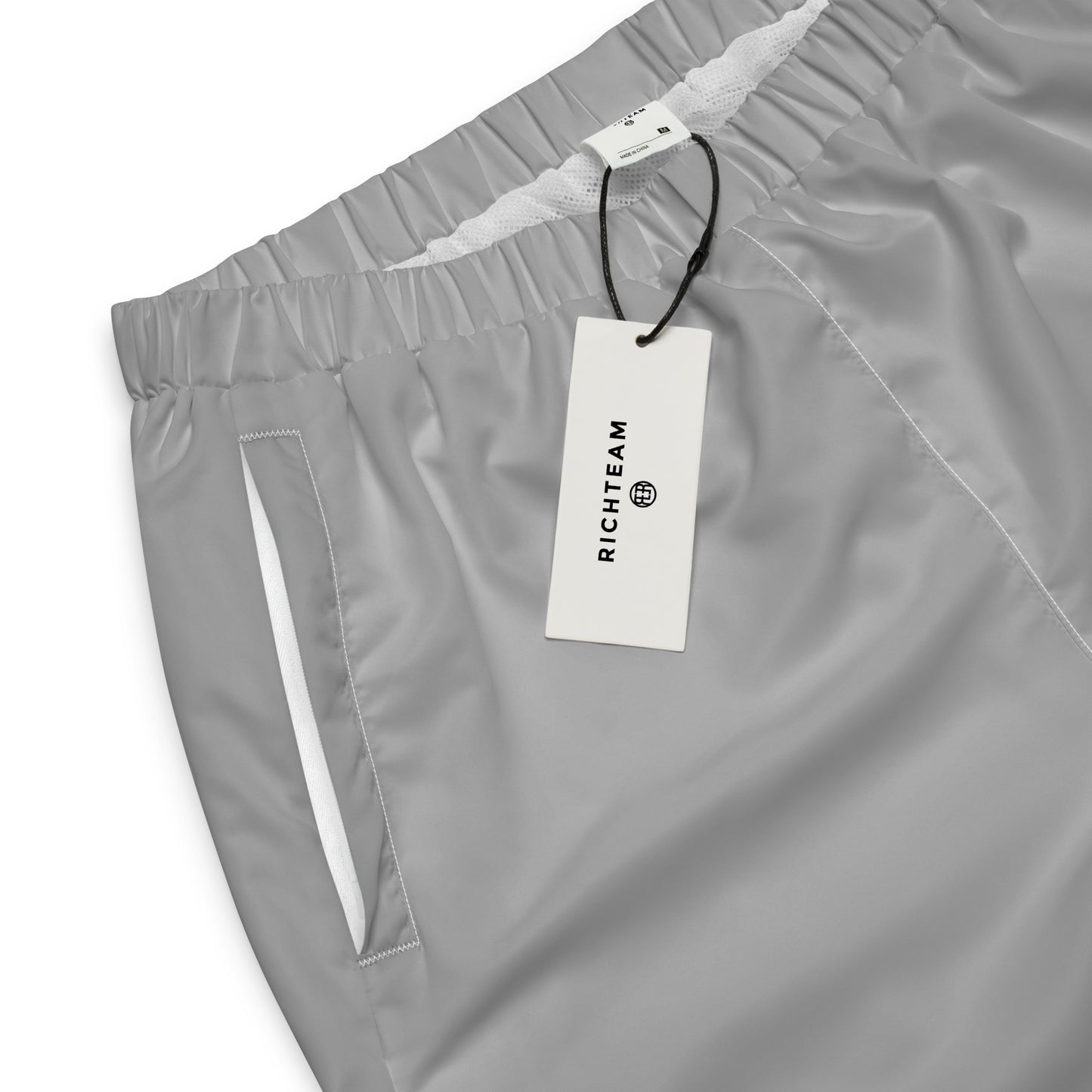 RICHTEAM Windbreaker Bottoms - Grey Track Pants [Paid In Full Edition]