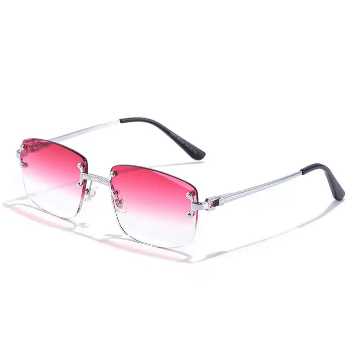 Richè Shades 4.0 - Red To Clear Gold Frame