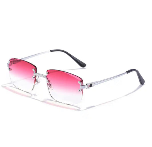 Richè Shades 4.0 - Red To Clear Gold Frame