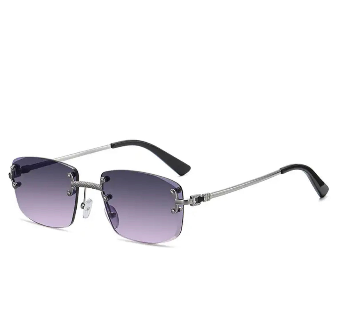 Richè Shades 4.0 - Black To Purple Silver Frame