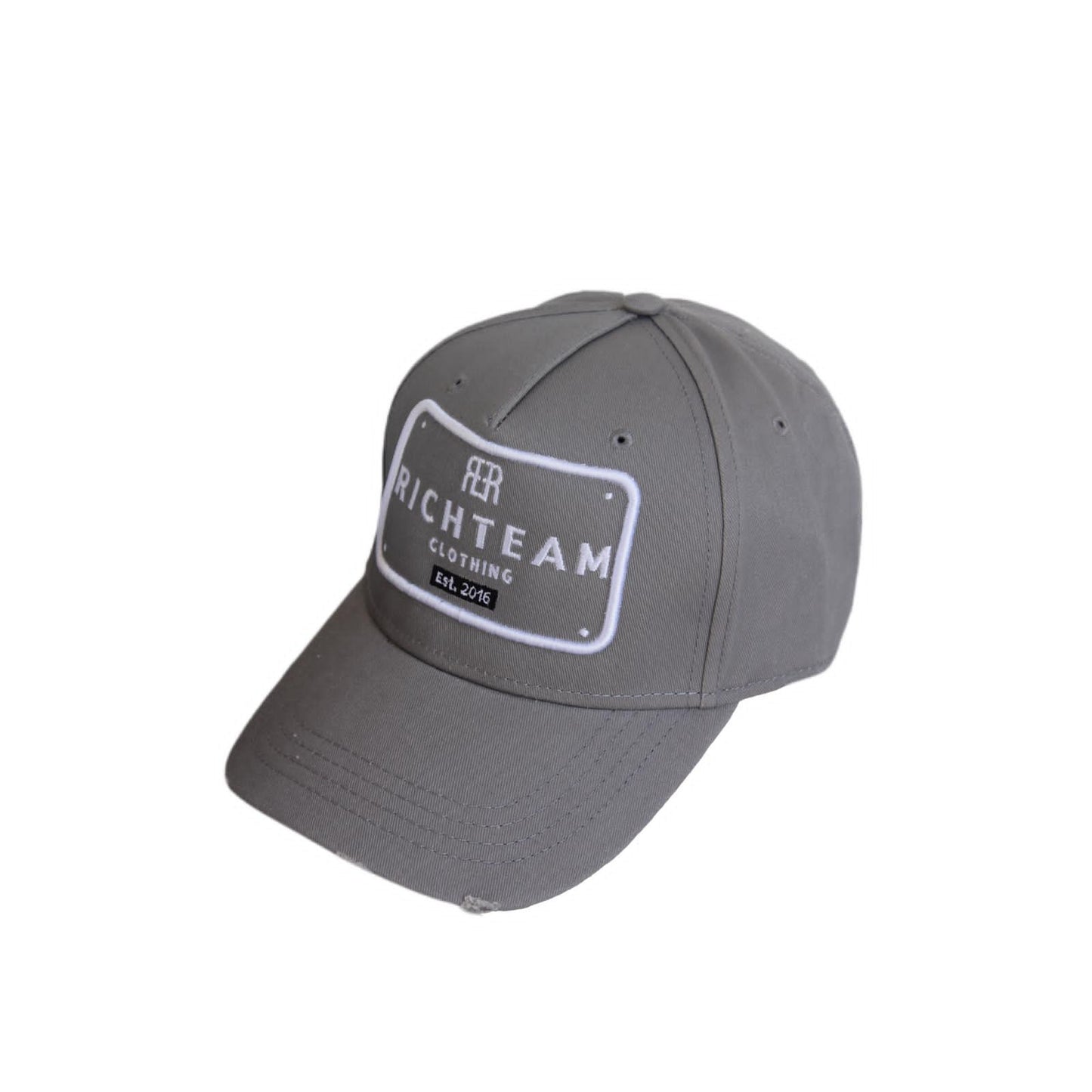 RICHTEAM Hat - Grey Distressed Cap