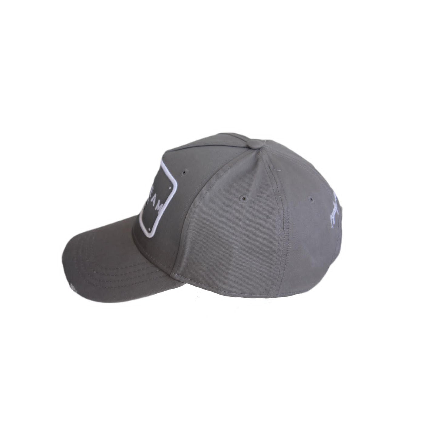 RICHTEAM Hat - Grey Distressed Cap