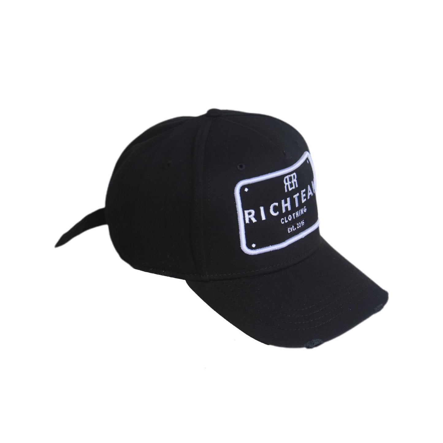 RichTeam Hat - Black Distressed Cap