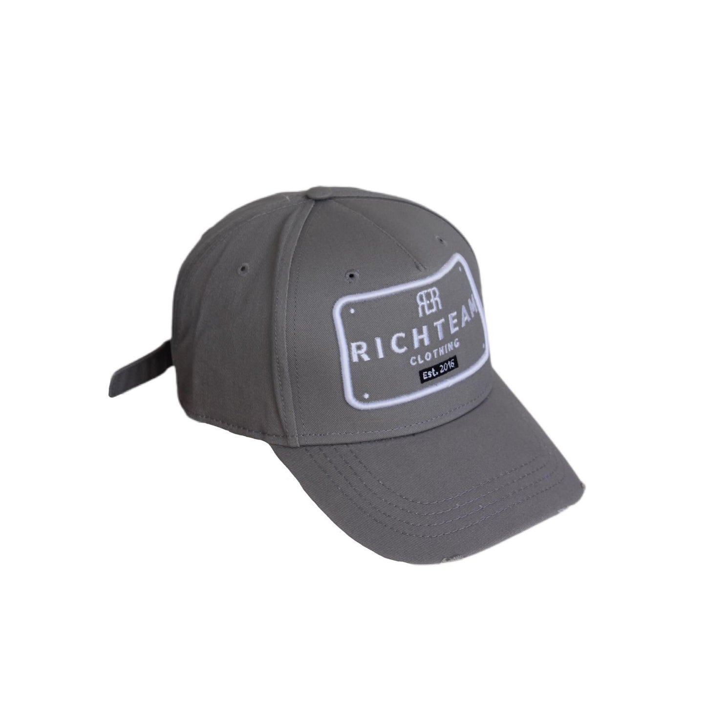 RICHTEAM Hat - Grey Distressed Cap