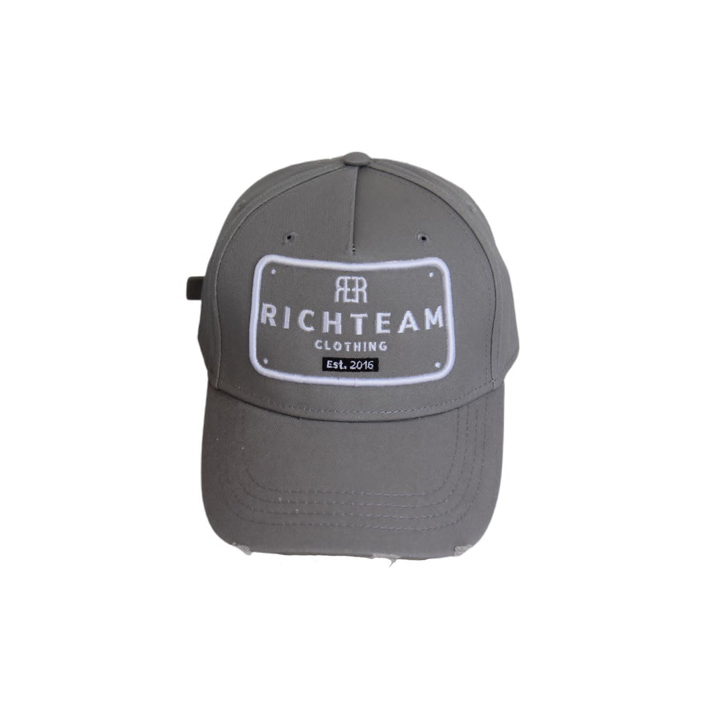 RICHTEAM Hat - Grey Distressed Cap