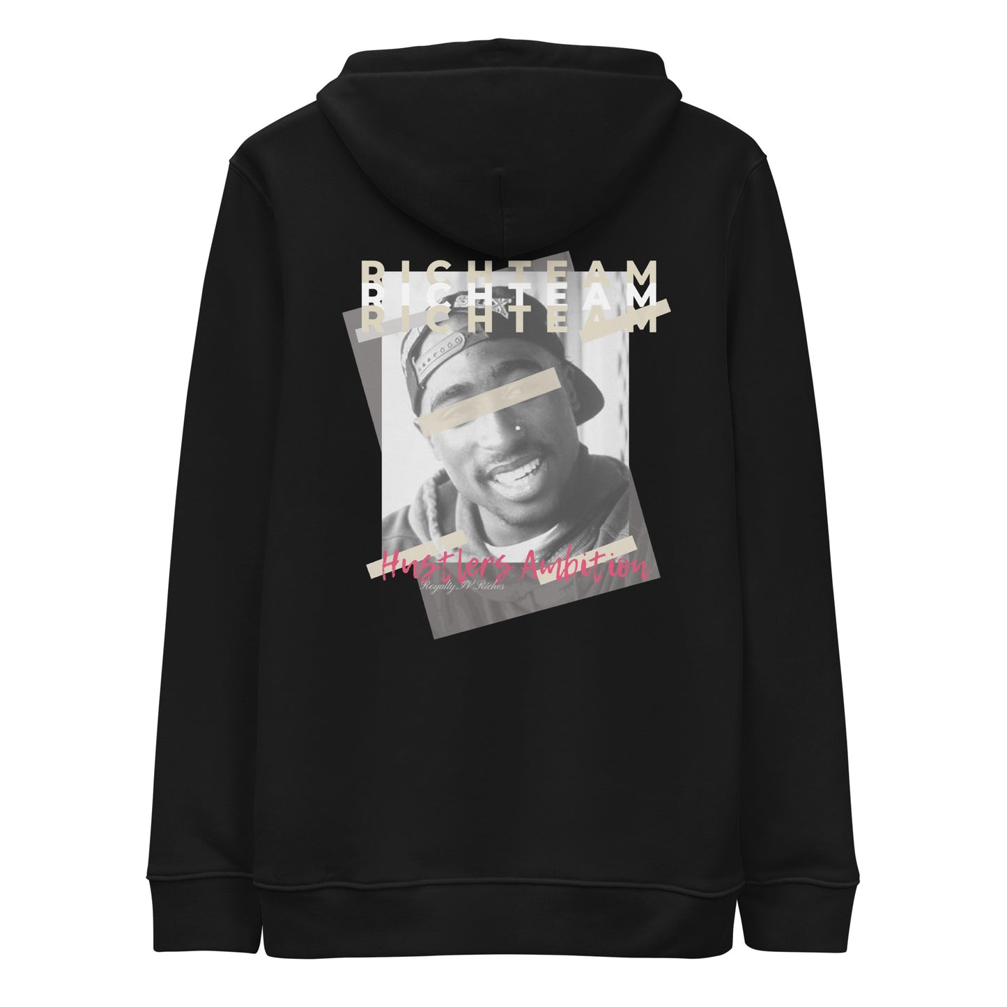 RICHTEAM Graphic Hoodie - Black (Hustlers Ambition Edition)