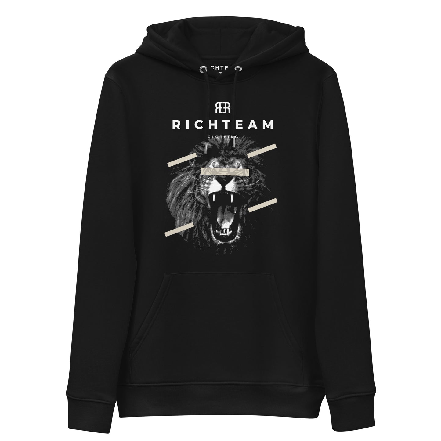 RICHTEAM Graphic Hoodie - Black (War Ready ROAR Edition)