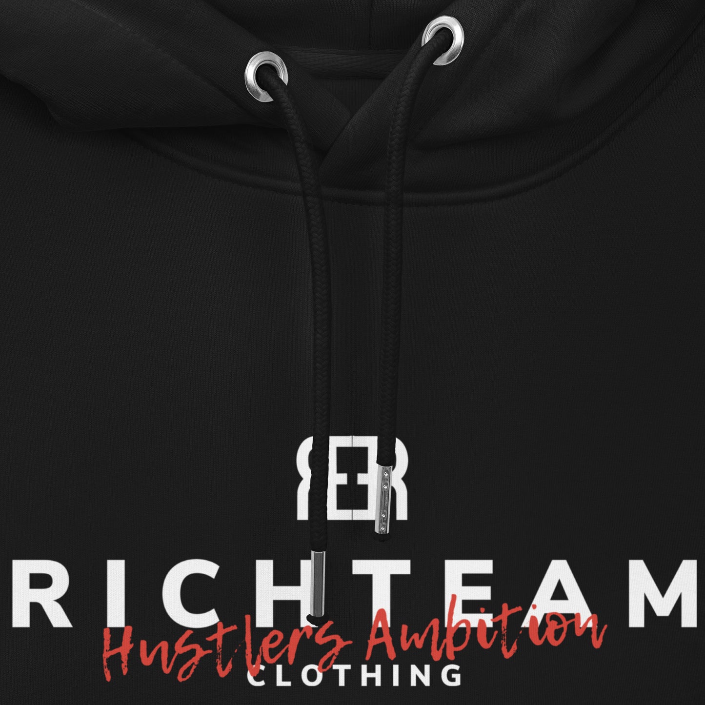 RICHTEAM Graphic Hoodie - Black (Hustlers Ambition Edition)